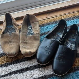 Star Wars Toms Slip-On Shoes - Bundle Darth Vader & Chewbacca